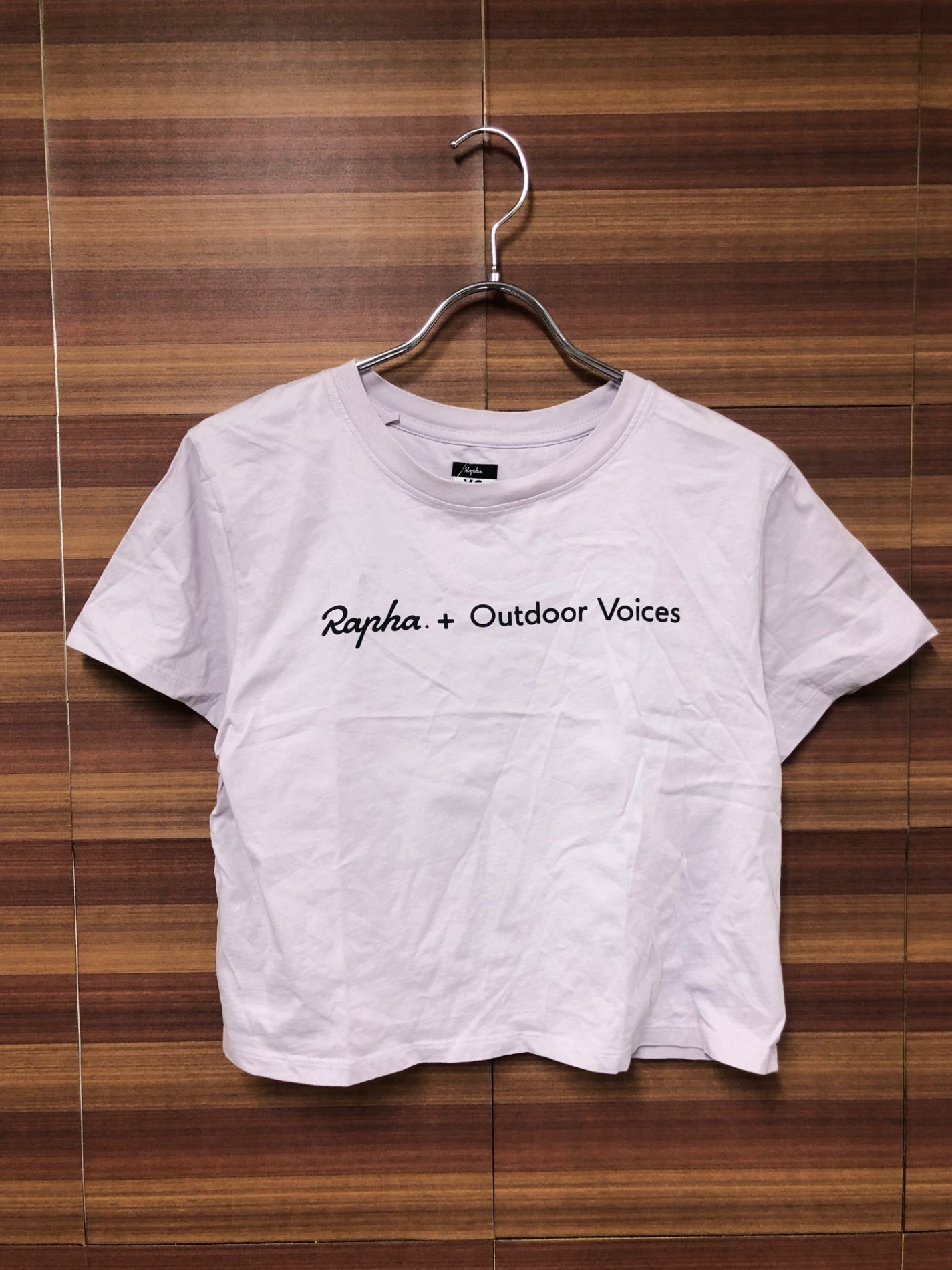 IO868 ラファ RAPHA X OUTDOOR VOICES T-SHIRT Tシャツ ピンク レディース XS