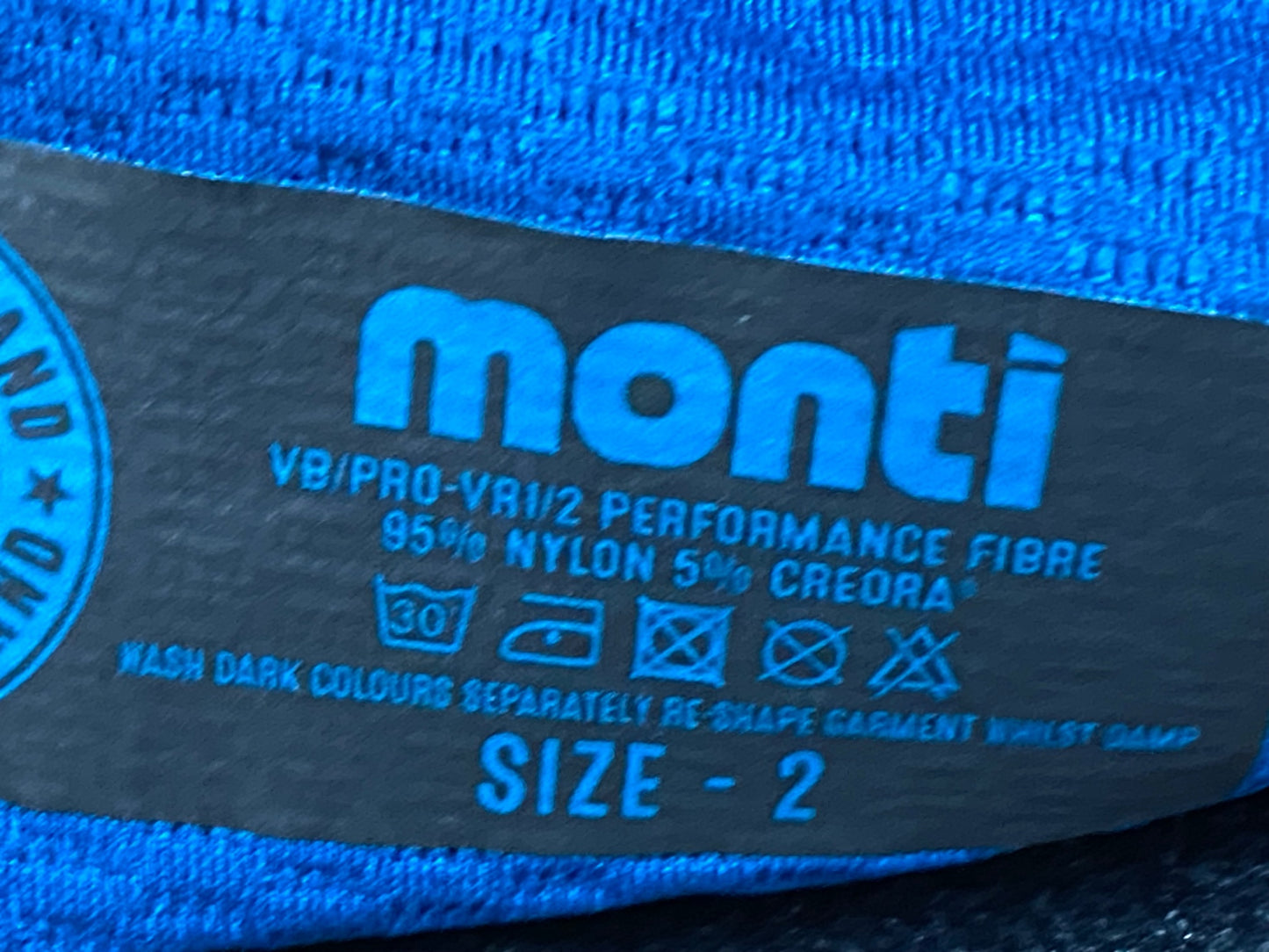 IO520 ヴェロビチ velobici MONTI 半袖 サイクルジャージ 青 2