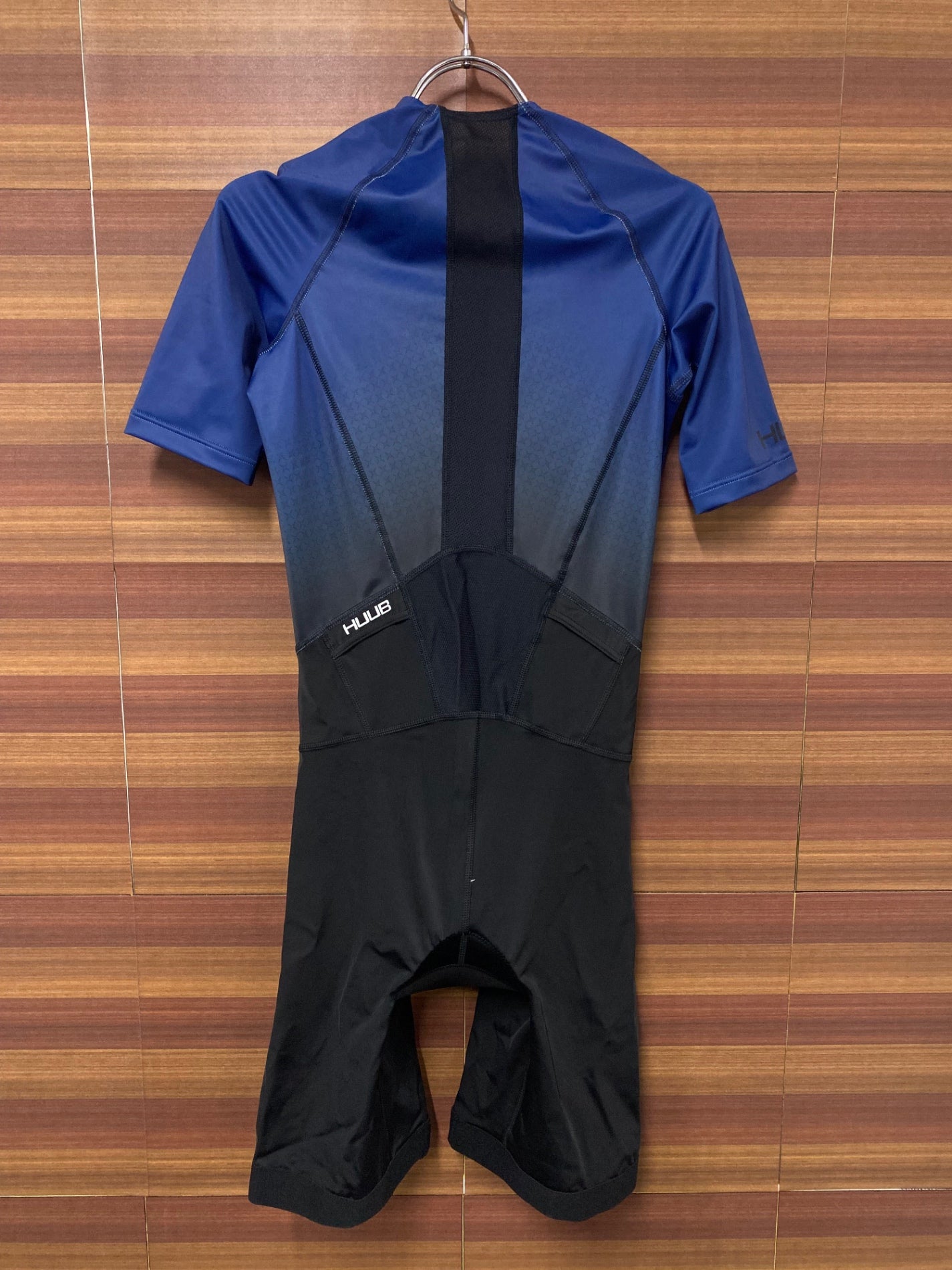 IQ194 フーブ HUUB 半袖 ワンピース スキンスーツ 紺 黒 M
