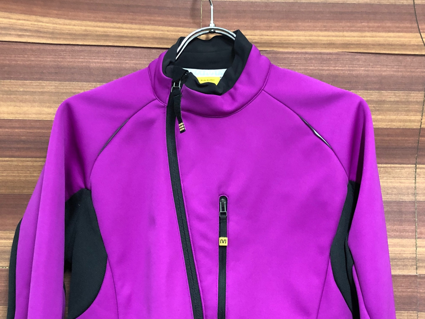IR912 マヴィック MAVIC 長袖 サイクルジャケット パープル L 裏起毛