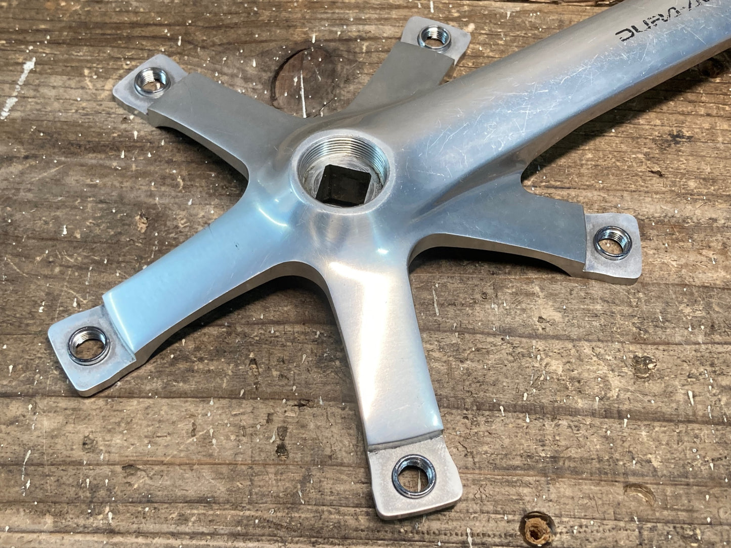IP828 シマノ SHIMANO デュラエース DURA-ACE FC-7600 クランクアームセット 165mmPCD144 NJS ピスト トラック用