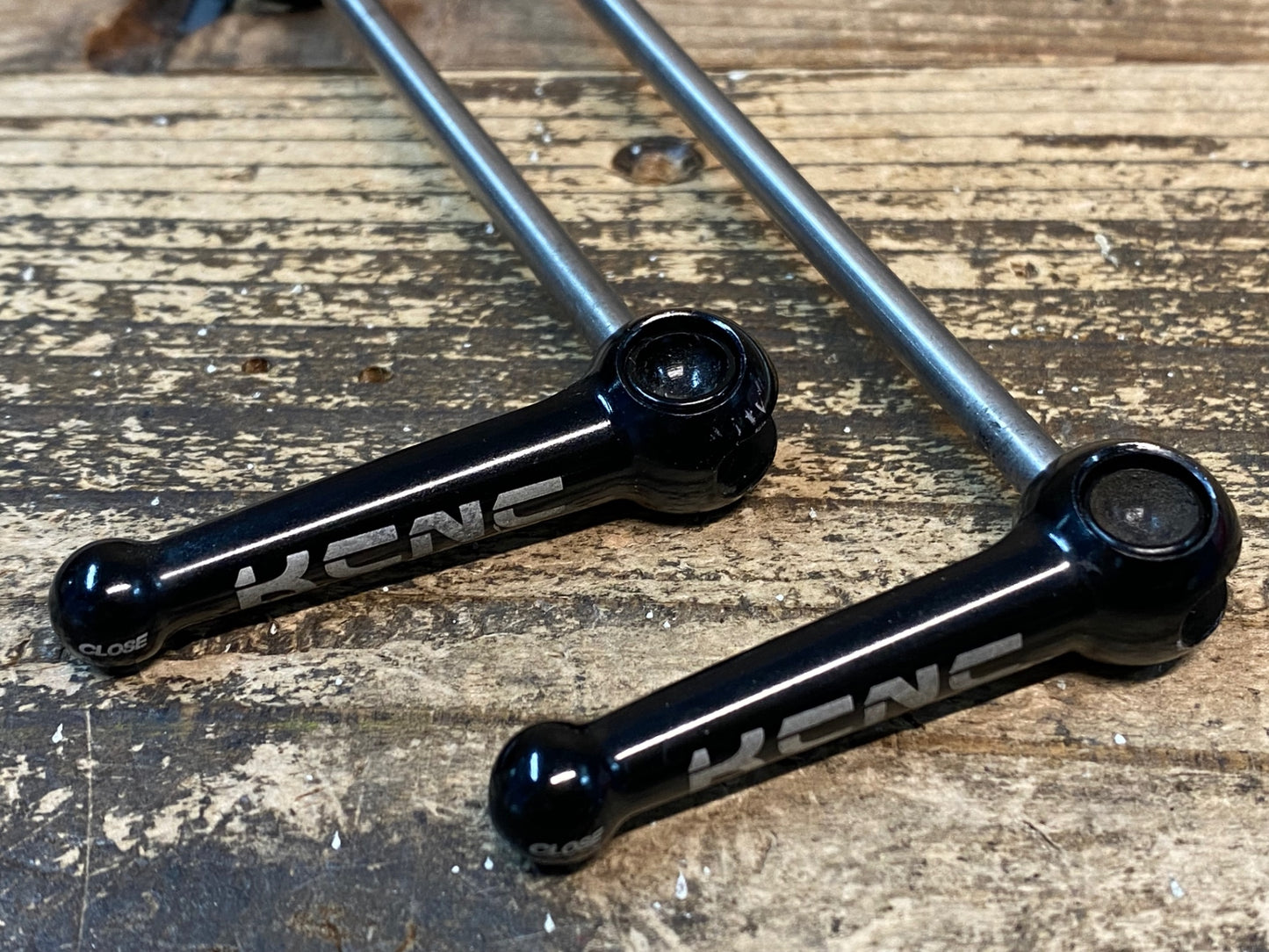 IP314 KCNC クイックリリース スキュワー 前後セット 100mm 130mm チタンシャフト