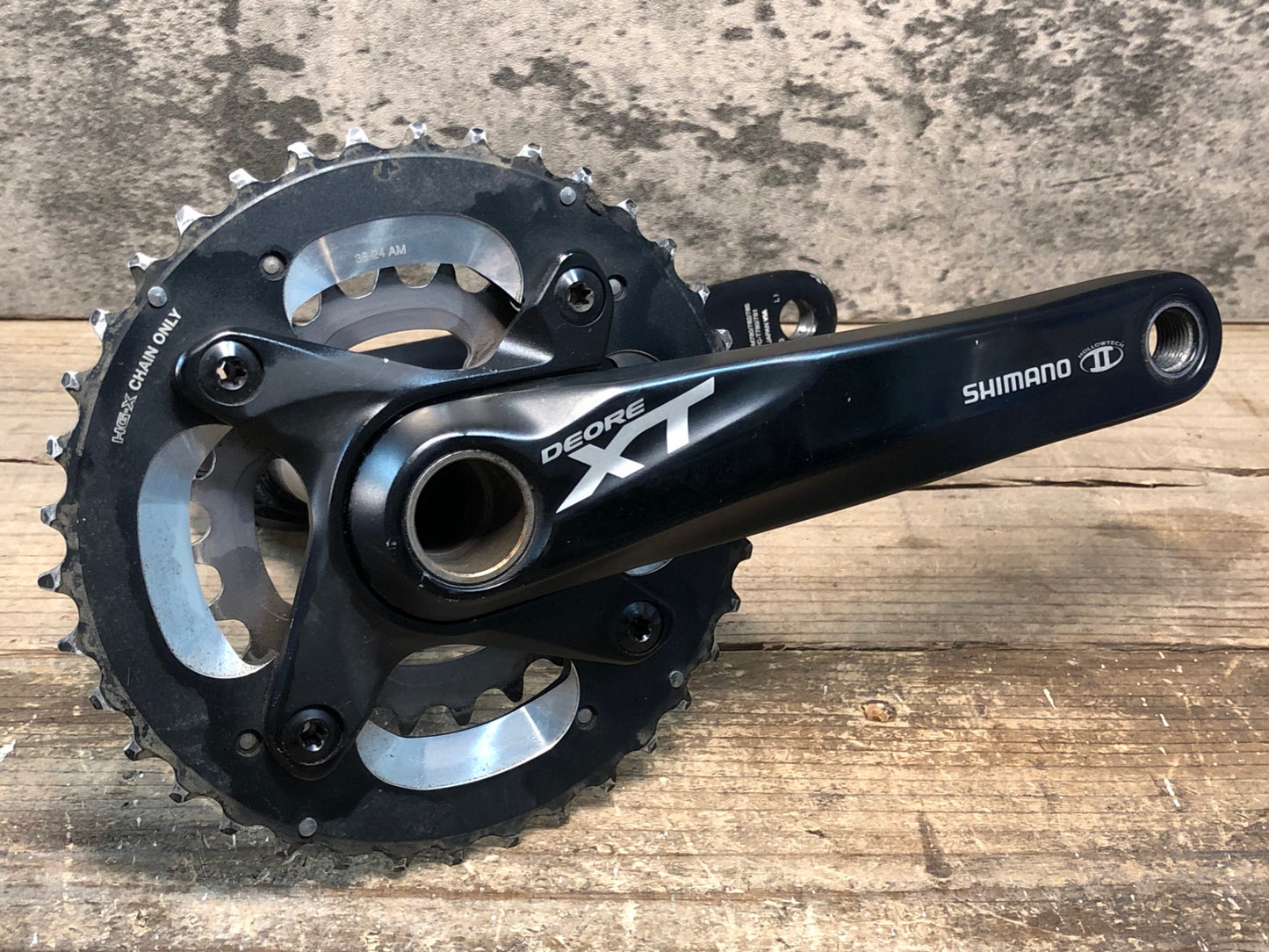 IU280 シマノ SHIMANO デオーレ deore XT FC-T780 トリプル クランクセット 170mm 38-24T