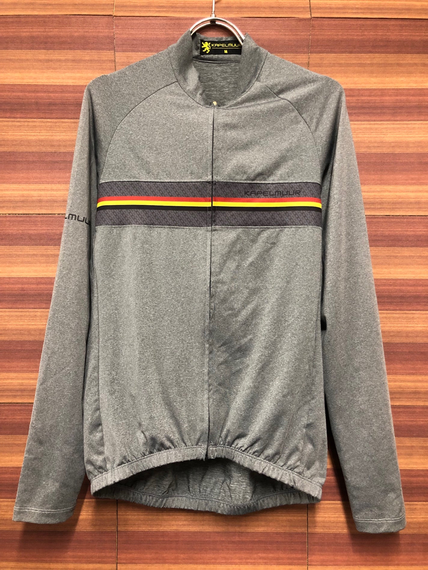 IN388 カペルミュール kapelmuur 長袖サイクルジャージ グレー M