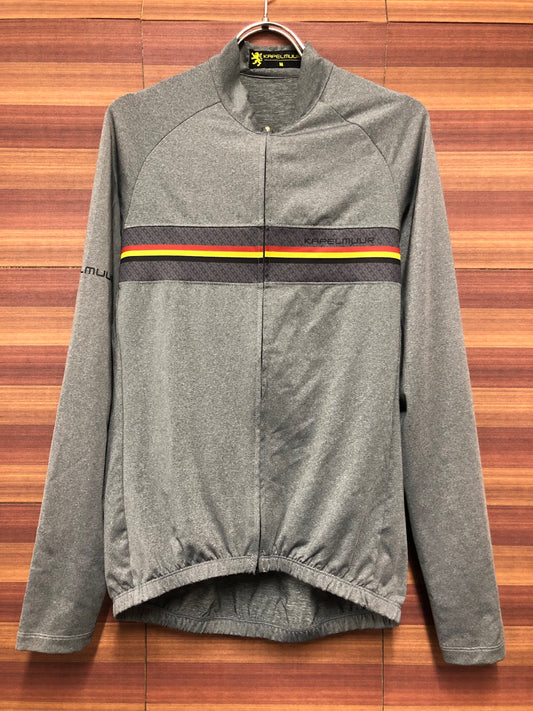 IN388 カペルミュール kapelmuur 長袖サイクルジャージ グレー M