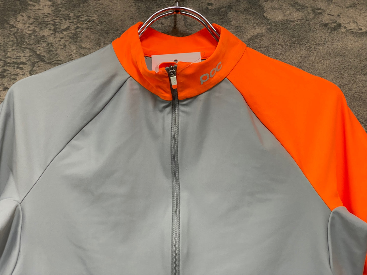 JD995 ポック POC 半袖 サイクルジャージ S グレー