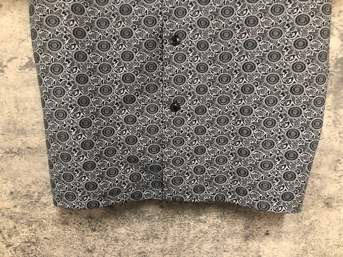 IY019 ダズノットマニファクト doesnotmanufact Roadster Shirt 半袖 シャツ 黒 グレー S