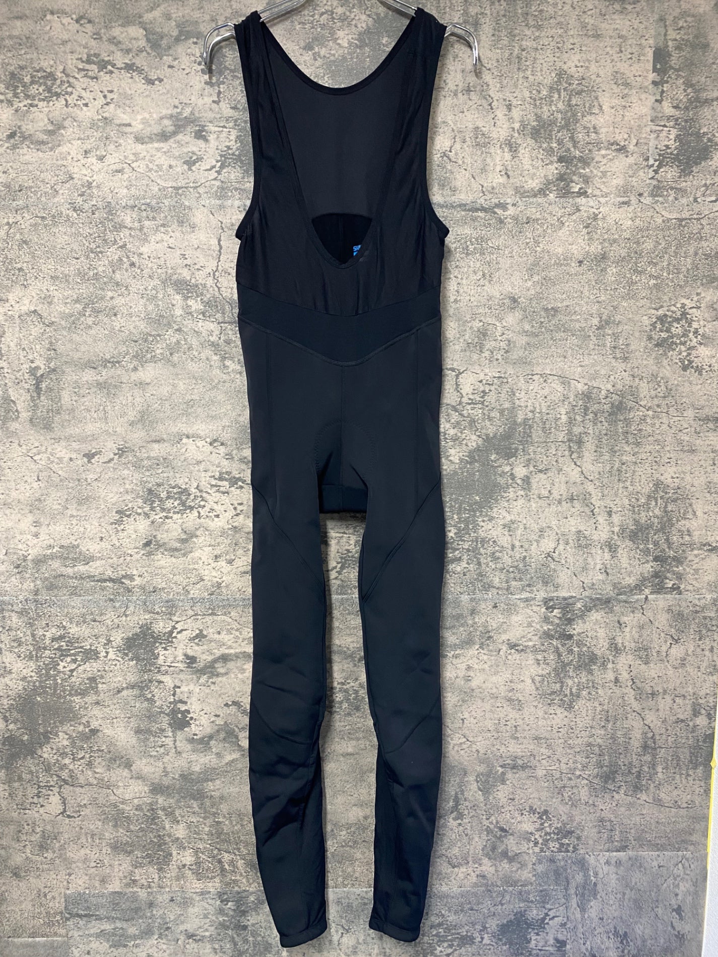 IZ316 シマノ SHIMANO 防風 裏起毛 ビブタイツ M ブラック
