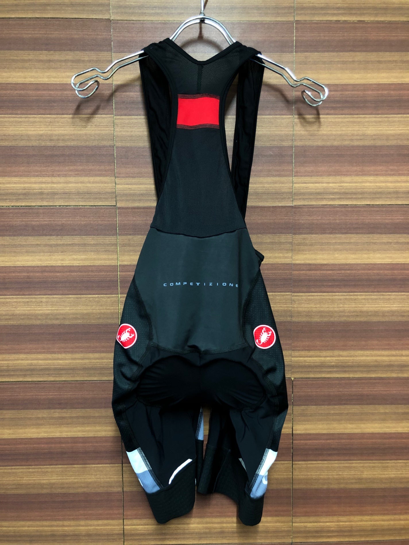 IH964 カステリ CASTELLI ビブショーツ 黒 S