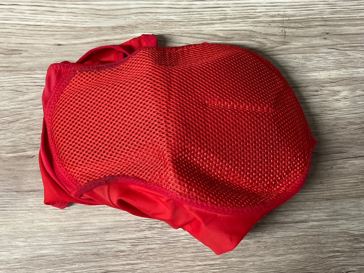 IW719 サンティーニ Santini 半袖 ハーフジップ サイクルジャージ ビブショーツ 上下セット 赤 L Vendée U