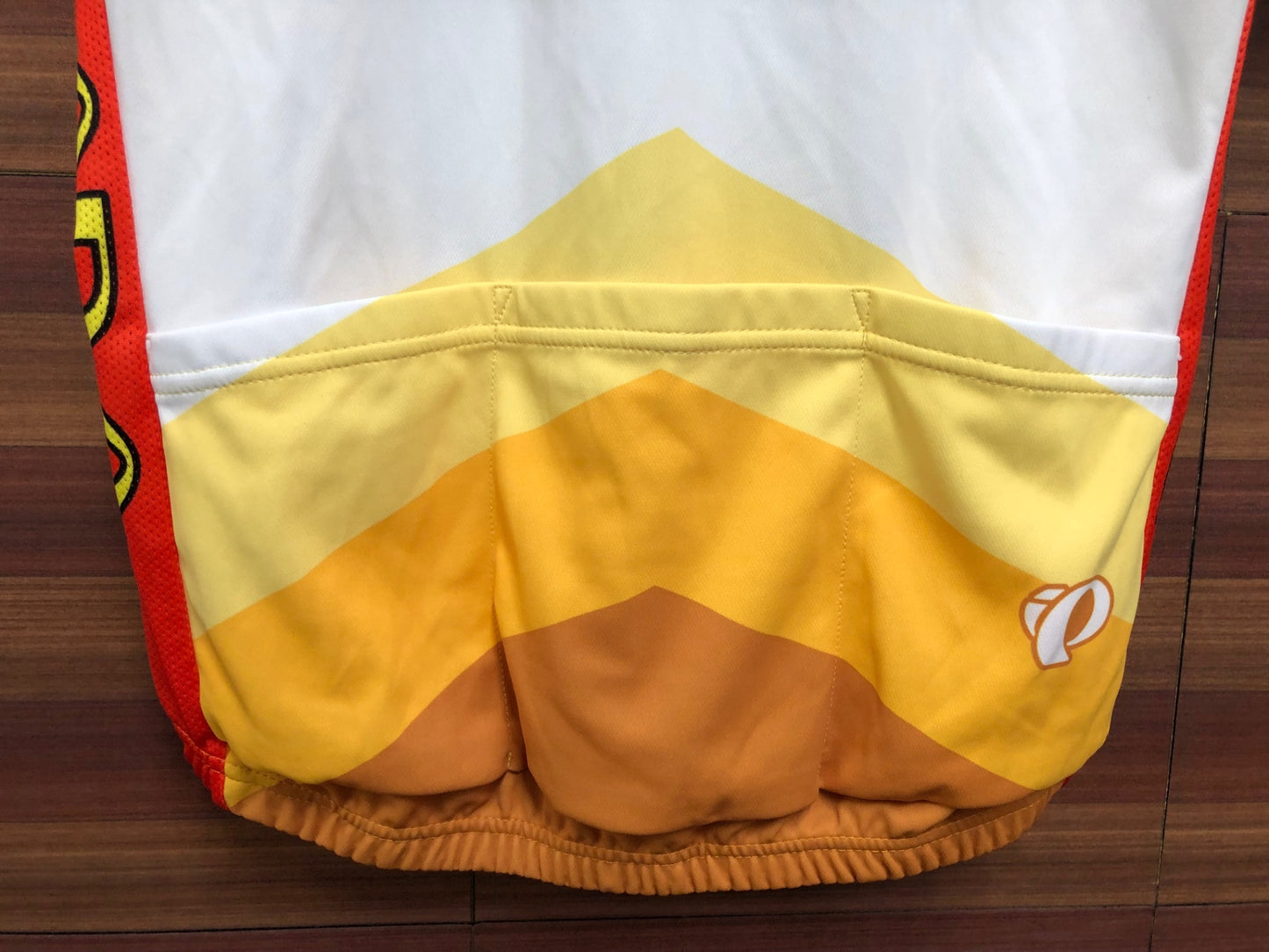 IS991 パールイズミ PEARLiZUMi 半袖 サイクルジャージ 赤 白 L PAOPAO 痛ジャージ