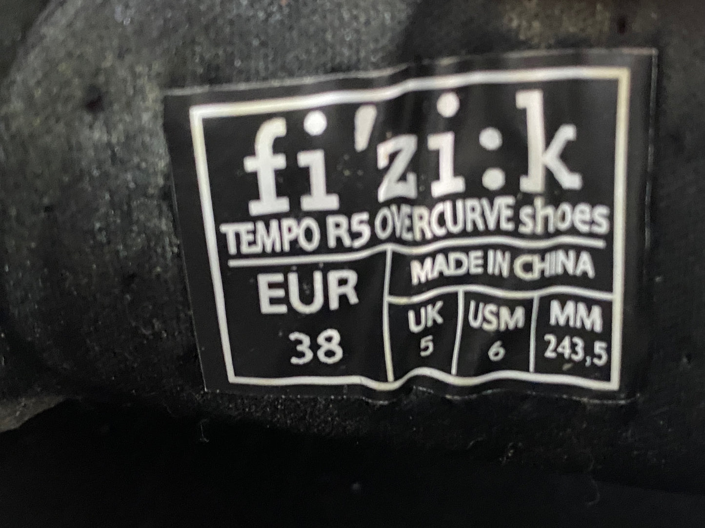 IF158 フィジーク fizik TEMPO R5 OVERCURVE ビンディングシューズ SPD-SL 白 EU38