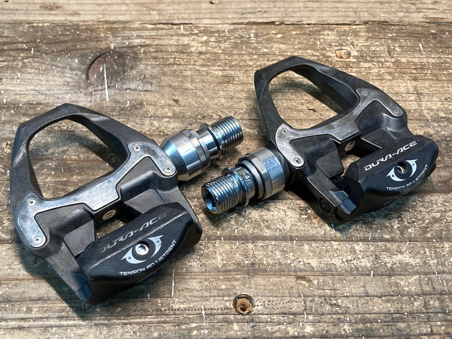 IO677 シマノ SHIMANO デュラエース DURA-ACE PD-9000 +4mm ビンディングペダル SPD-SL