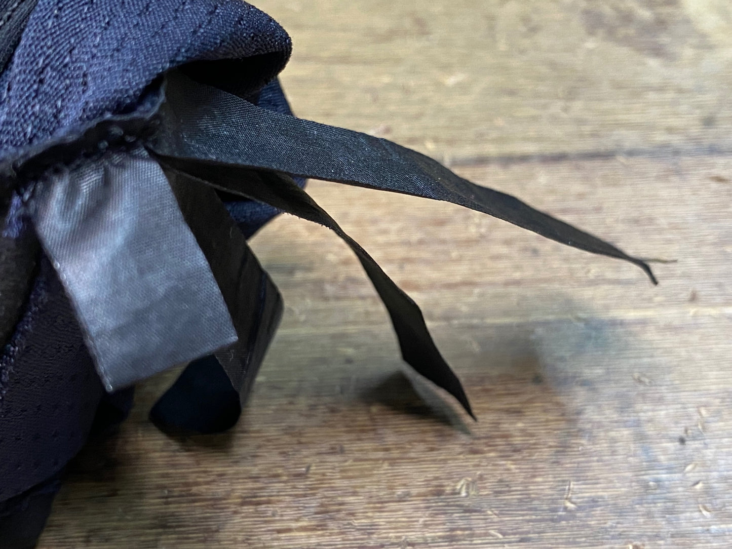 JB092 ラファ Rapha BREVET MITTS 指切り グローブ 紺 ※サイズ不明、タグカット