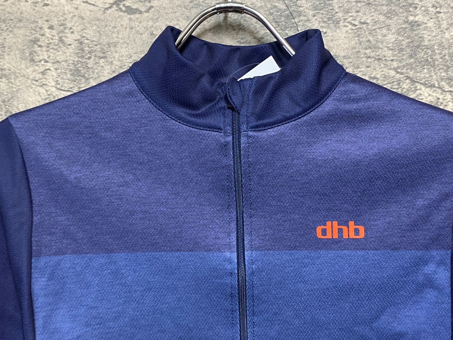 JA627 dhb 長袖 サイクルジャージ ネイビー S 裏起毛