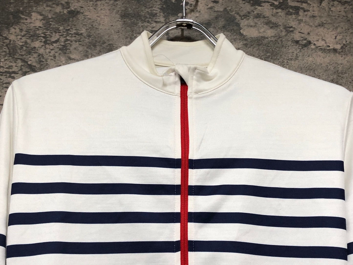 JD101 カフェドシクリステ CAFE DU CYCLISTE CLAUDETTE MEN 長袖 サイクルジャージ 白 XS