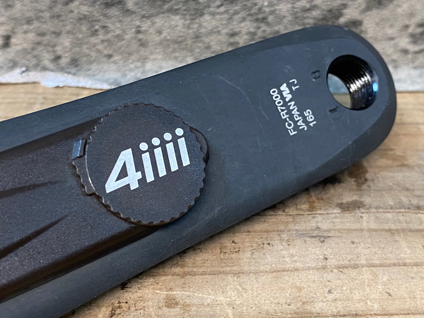 IV161 4iiii PRECISION PML300 パワーメーター 左 クランクアーム SHIMANO FC-R7000 165mm 接続確認済