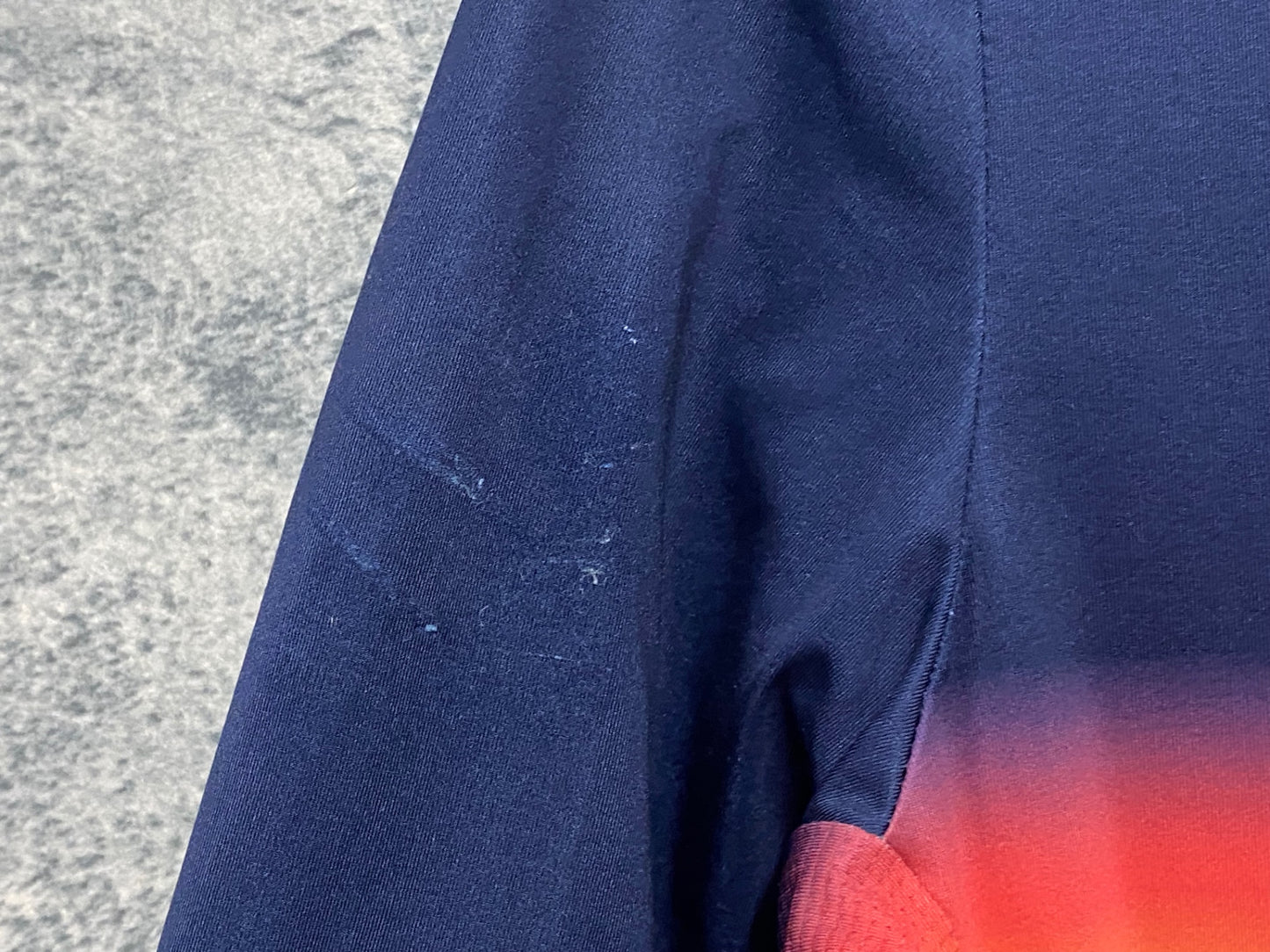 JD924 ポールスミス Paul Smith 半袖 サイクルジャージ 紺 総柄 M