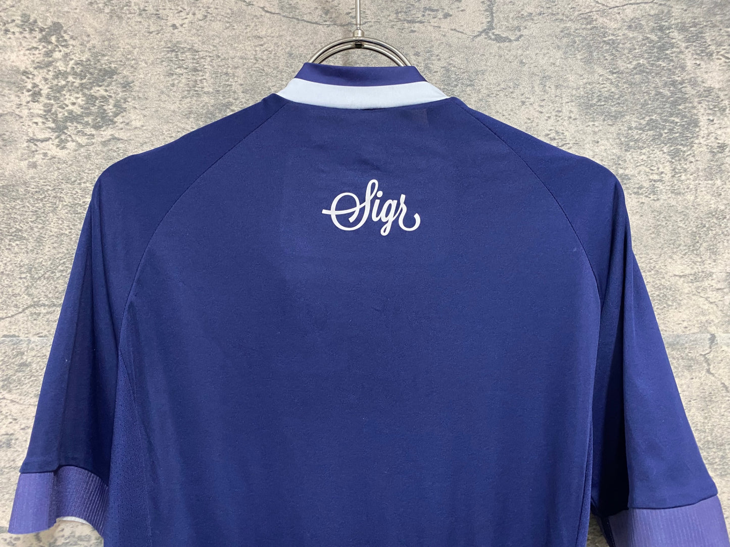 JA489 シーガー Sigr BLAKLOCKA 半袖 サイクルジャージ 紺 S