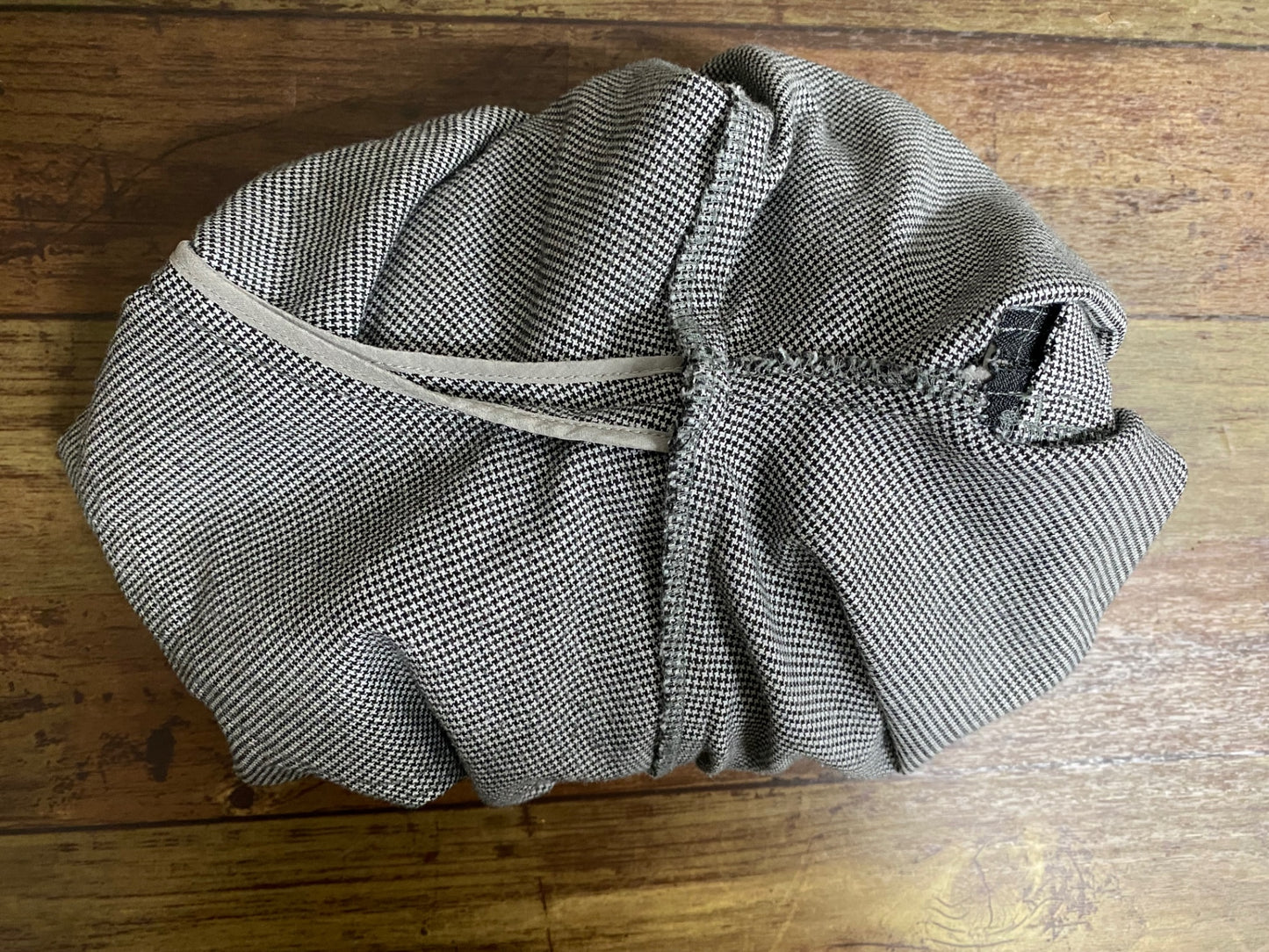 IW306 カペルミュール KAPELMUUR ハーフ サイクルパンツ グレー柄 XL ほつれあり