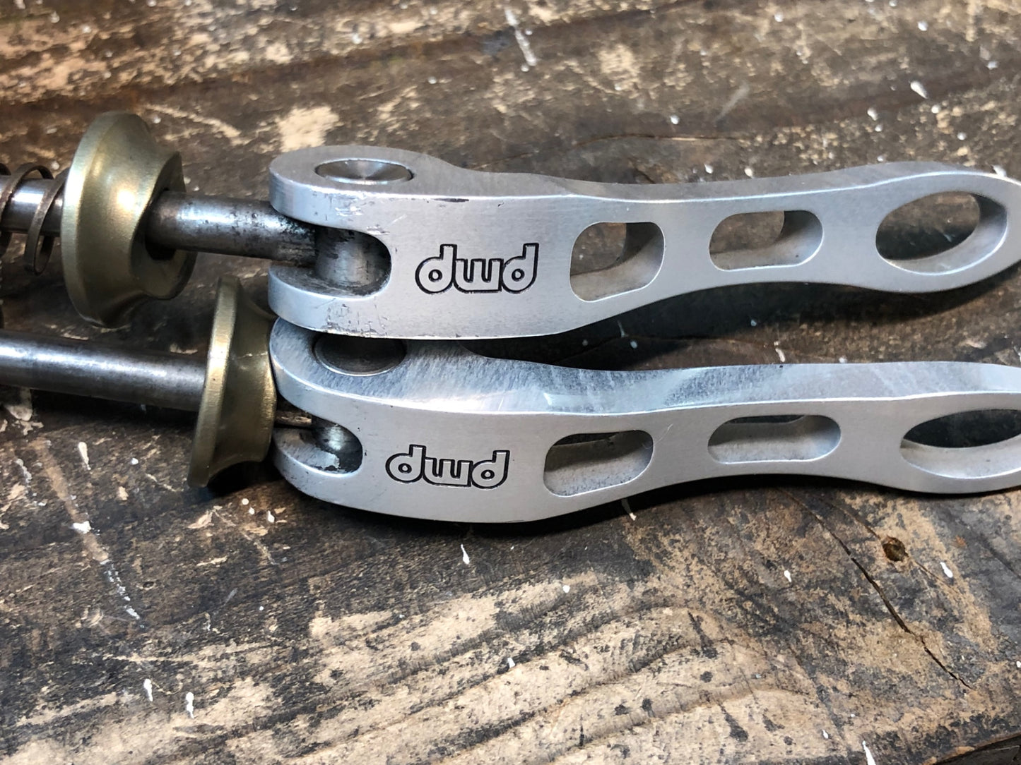 IY324 PMP T072 チタン クイックリリース 前後セット 100mm×130mm シルバー