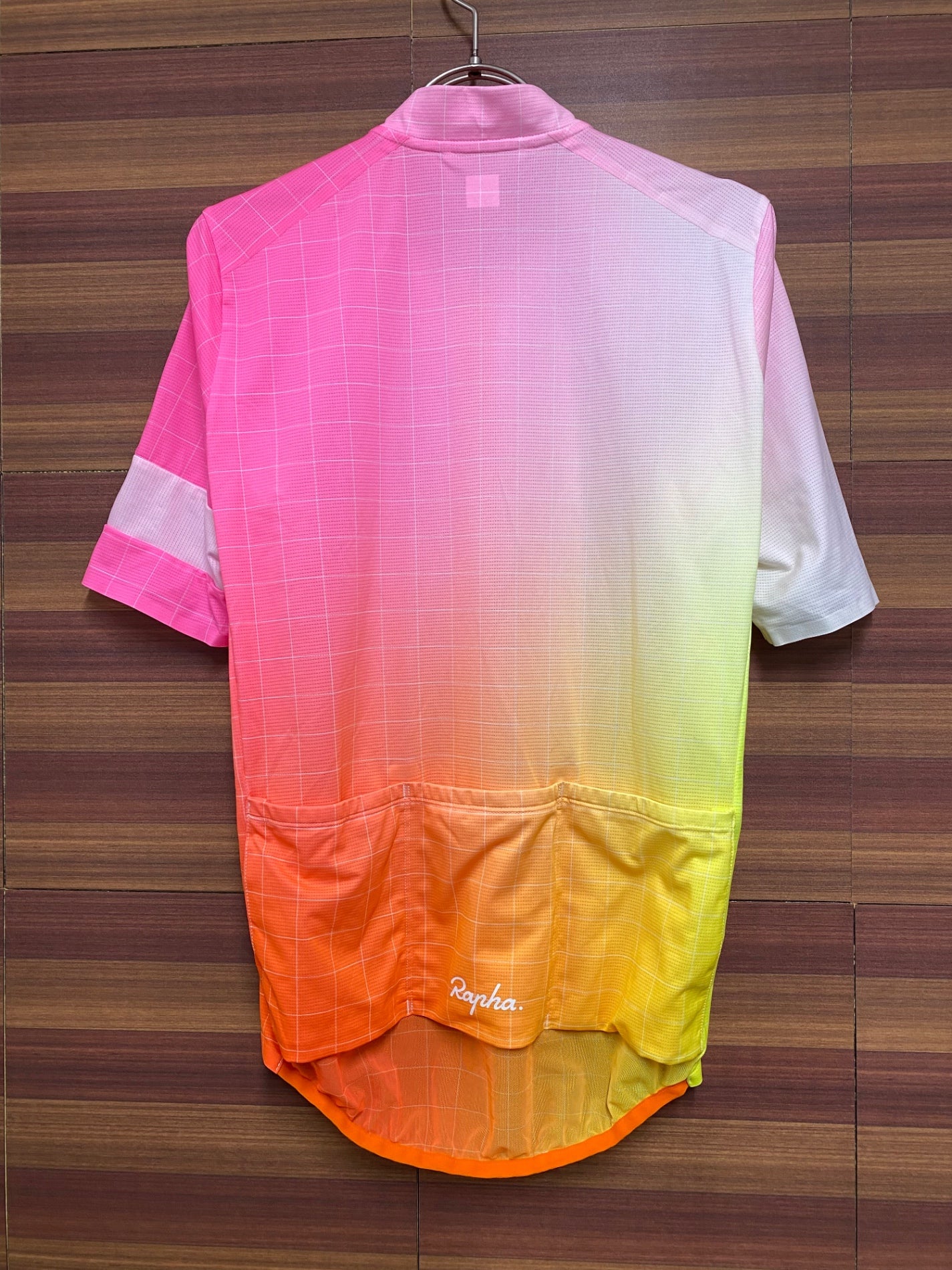 IC520 ラファ Rapha CLASSIC FLYWEIGHT JERSEY 半袖 ピンク 白 黄 Mサイズ