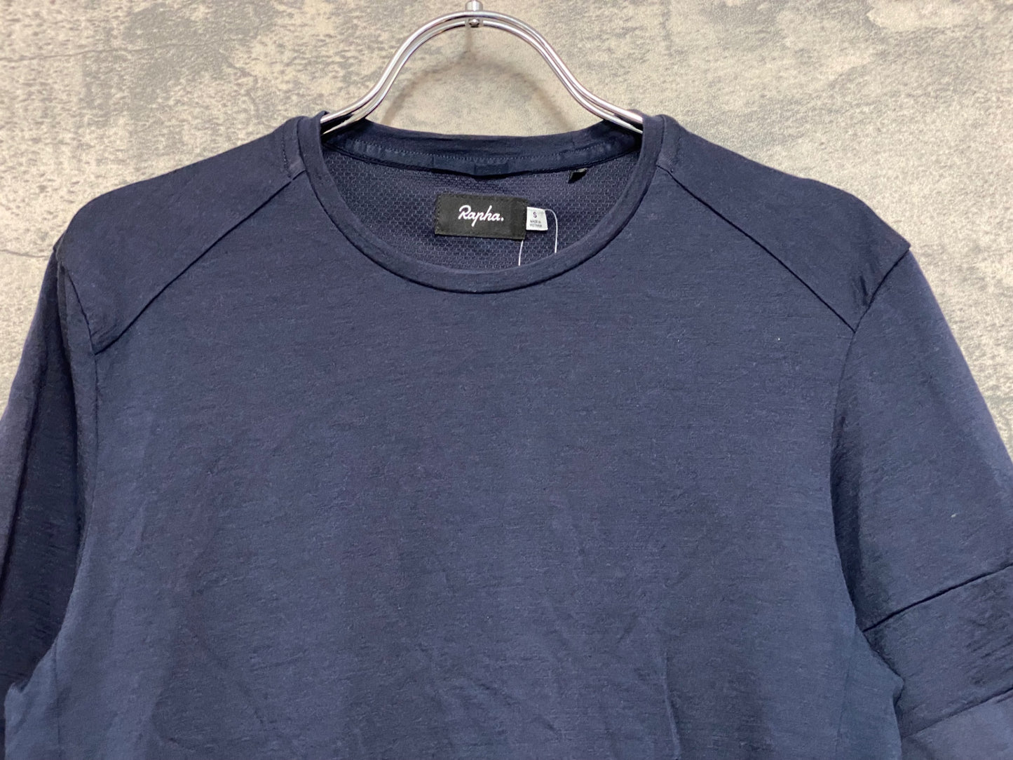 JB336 ラファ Rapha MERINO T-SHIRT 半袖 Tシャツ 紺 S