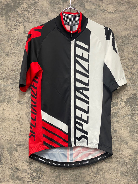 IZ306 スペシャライズド SPECIALIZED 半袖 サイクルジャージ S ブラック ホワイト