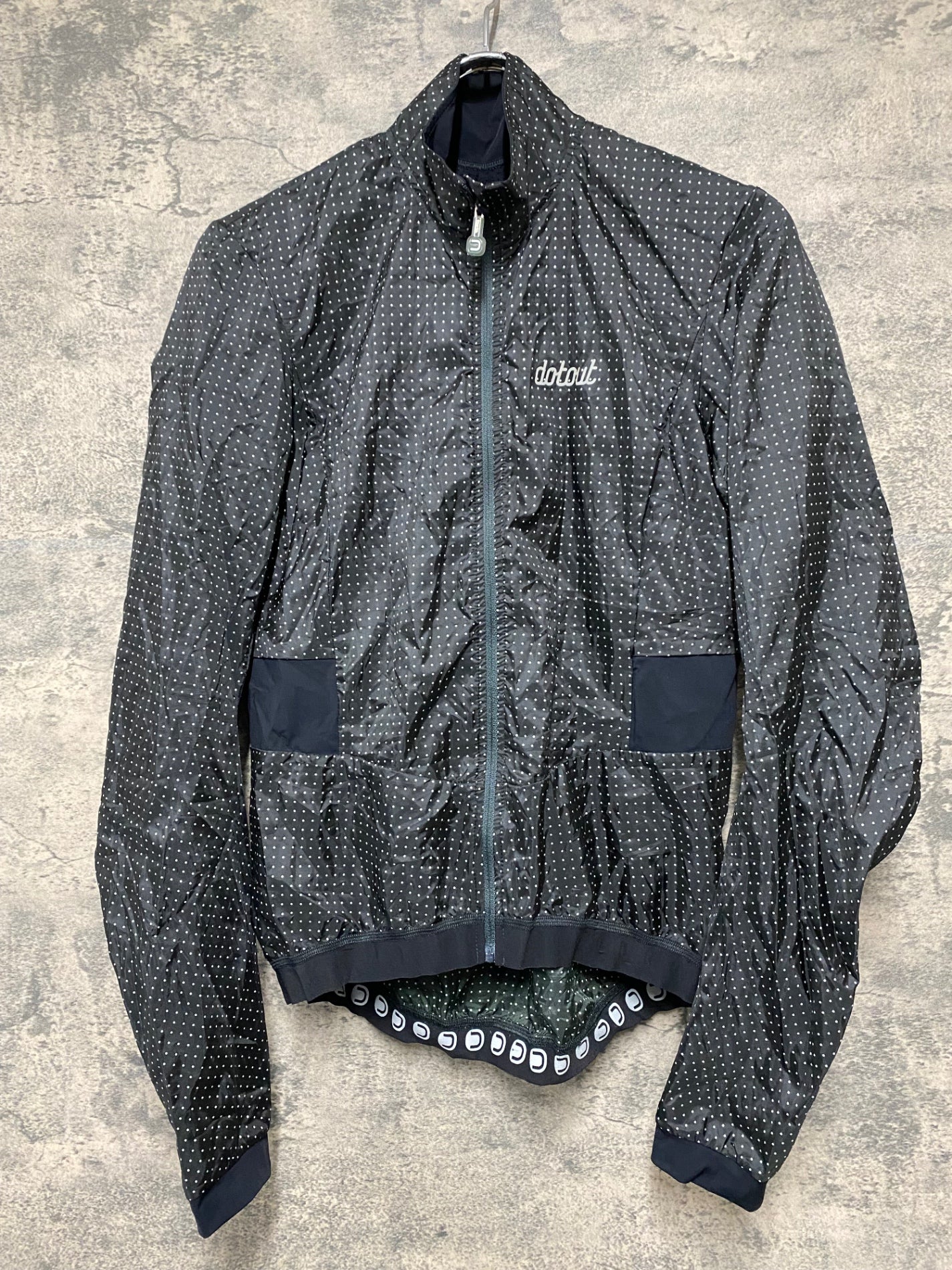 IP463 ドットアウト DOTOUT 長袖 サイクルジャケット 黒 S 薄手 レディース