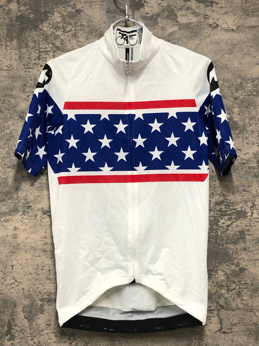 IW800 アソス Assos 半袖サイクルウェア 星条旗 Sサイズ