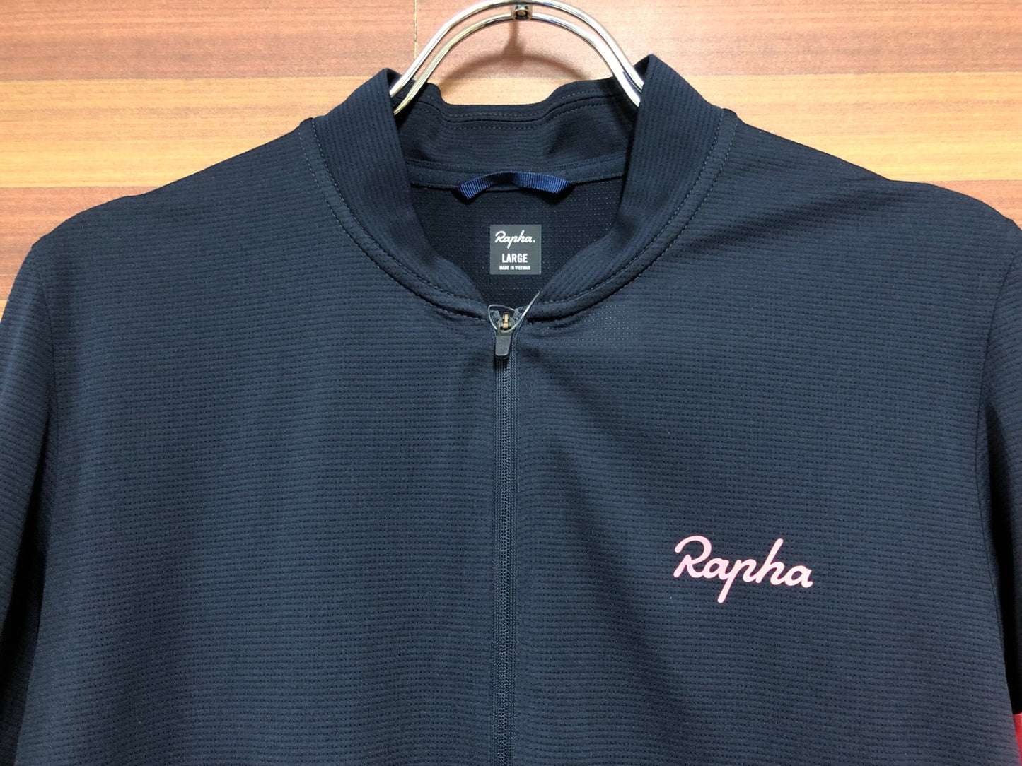 IA800 ラファ Rapha CLASSIC FLYWEIGHT JERSEY 半袖 サイクルジャージ 紺 L