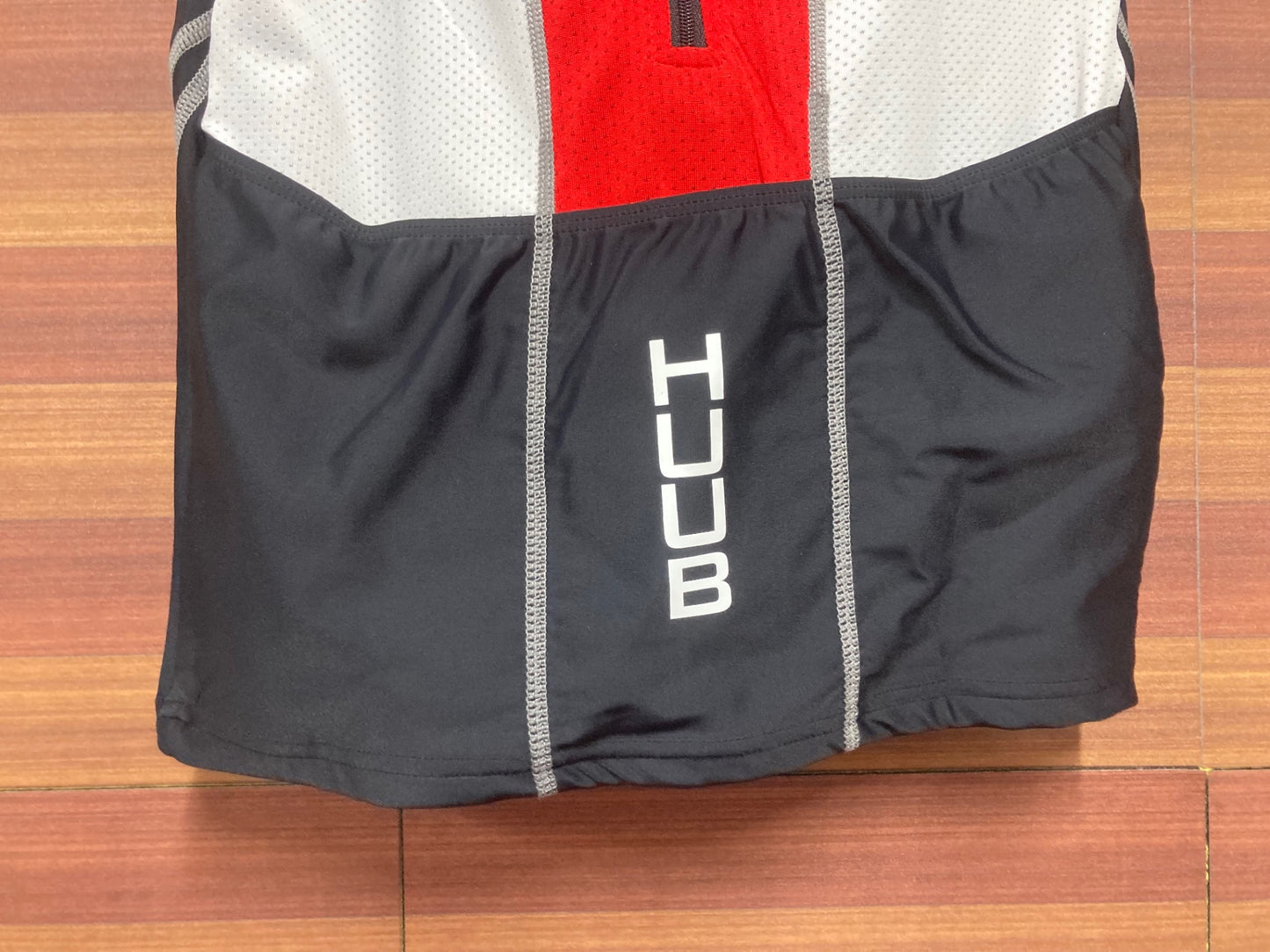 IQ192 フーブ HUUB ノースリーブ トライアスロンジャージ 黒 S リアジップ