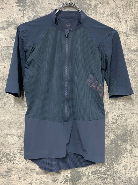 IV319 ラファ Rapha PRO TEAM GRAVEL JERSEY 半袖 サイクルジャージ 紺 M