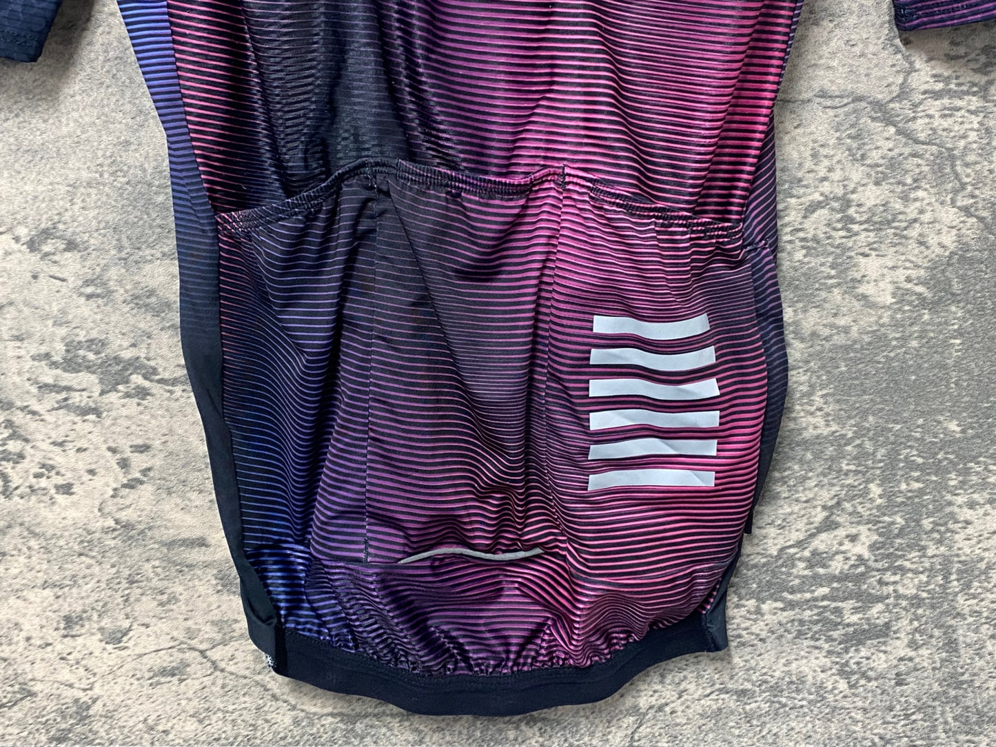 JC604 ラファ Rapha PRINT PRO TEAM AERO JERSEY 半袖 サイクルジャージ 紫 M