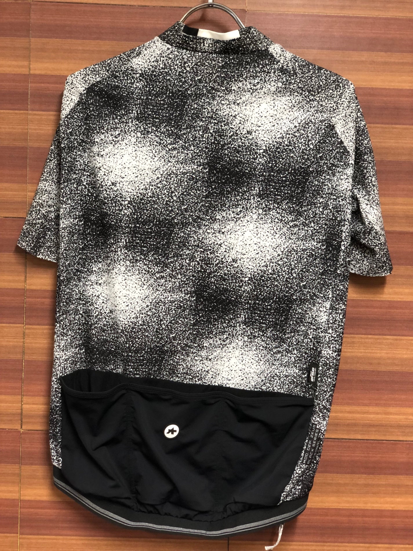 IJ805 アソス assos MILLE GT Jersey C2 EVO ZEUS 半袖サイクルジャージ 黒白 M