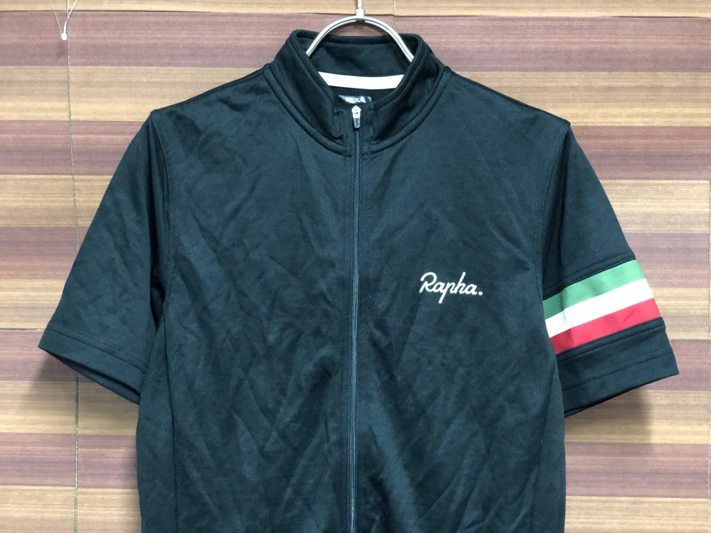 IO653 ラファ Rapha 半袖 サイクルジャージ M ブラック