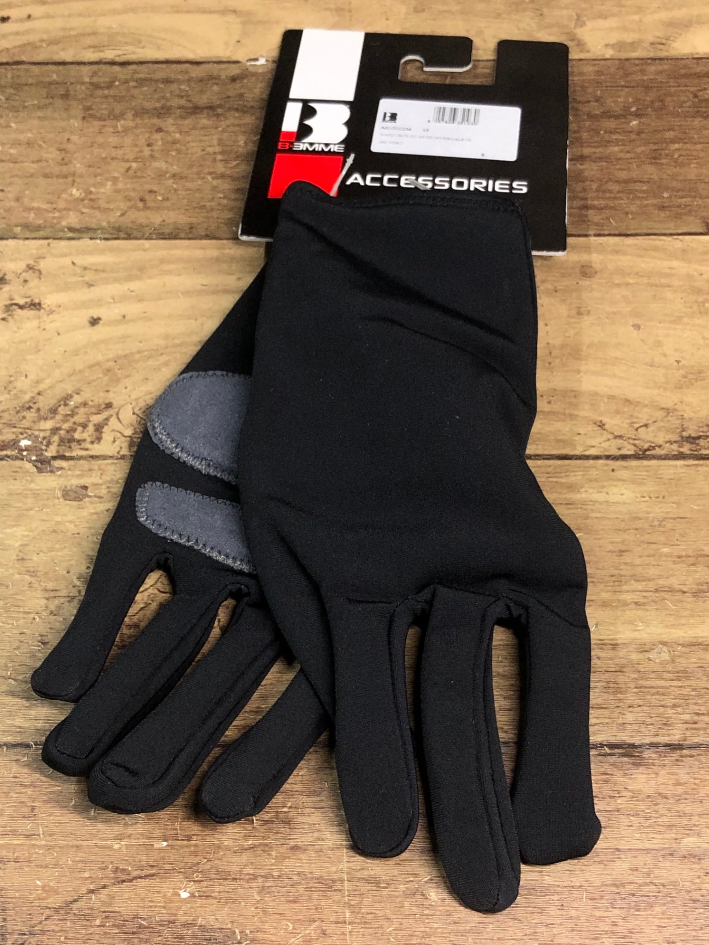 HO875 ビエンメ BIEMME 16AW NANOTECH GLOVE サイクルグローブ BLACK 黒 S