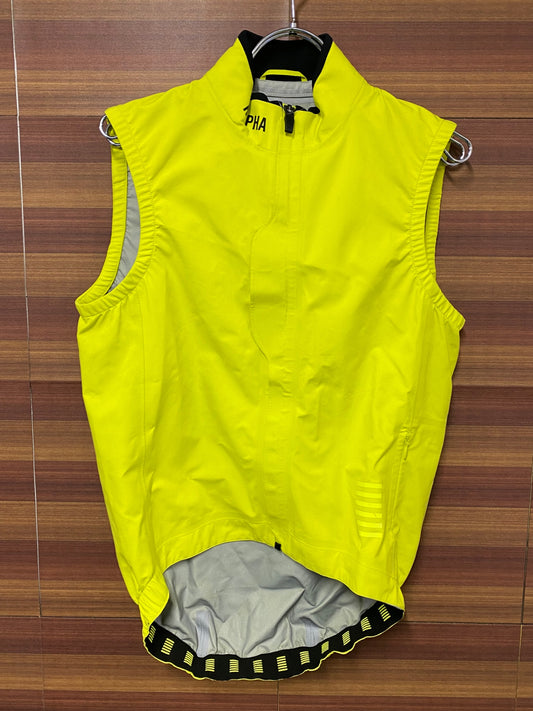 IT691 ラファ Rapha Pro Team Lightweight Rain Gilet ジレ ベスト 黄緑 S