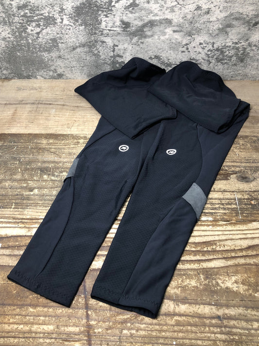 JB319 アソス assos レッグウォーマー 黒 SIZE1