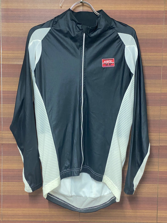 IQ236 レリック reric 長袖 サイクルジャージ 黒 白 XL
