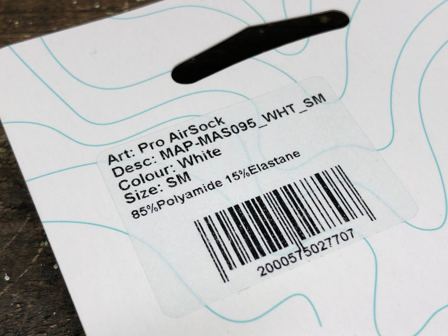 IT827 マープ MAAP Pro AirSock サイクルソックス 白 S-M