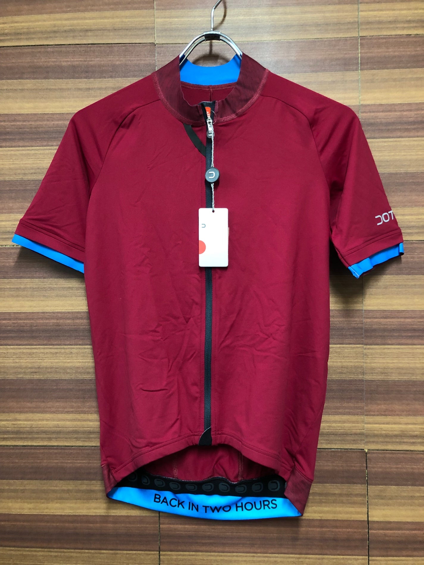 IL855 ドットアウト DOTOUT Kyro Jersey 半袖サイクルジャージ 赤 M