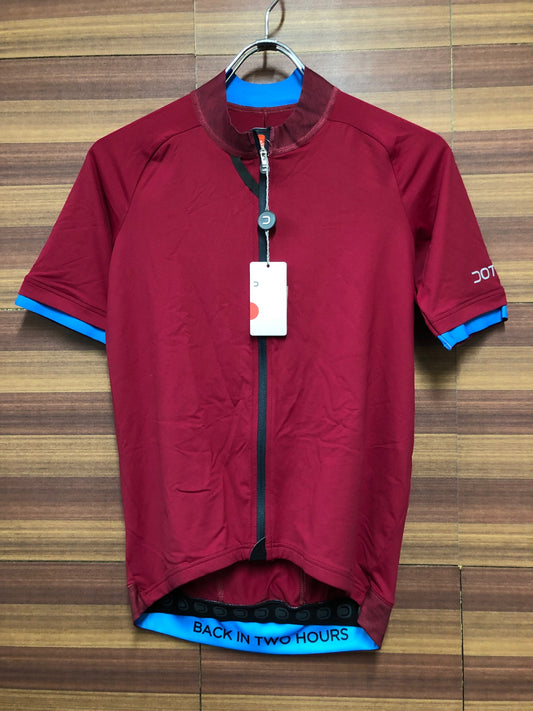 IL855 ドットアウト DOTOUT Kyro Jersey 半袖サイクルジャージ 赤 M