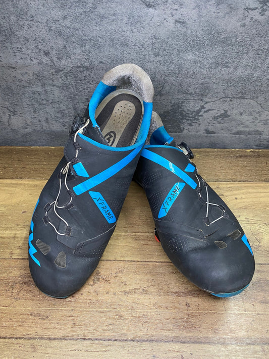 IZ476 ノースウェーブ NORTHWAVE EXTREME GT XFRAME ビンディングシューズ 3穴 黒青 EU43