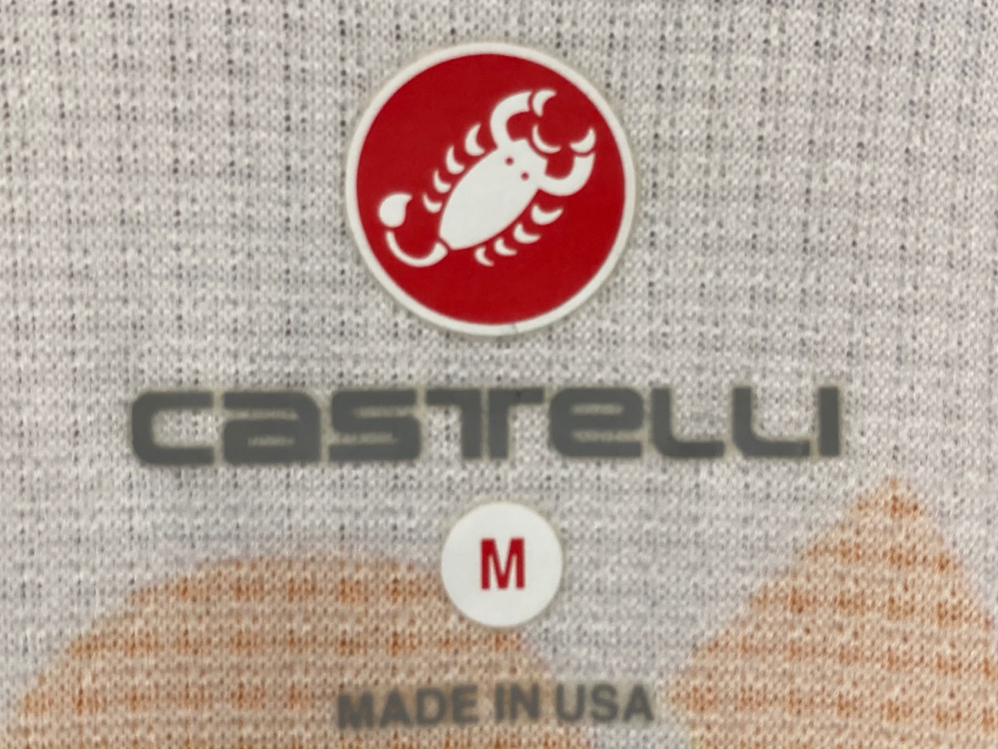 IN742 カステリ CASTELLI 半袖 サイクルジャージ 白 M STRAVA
