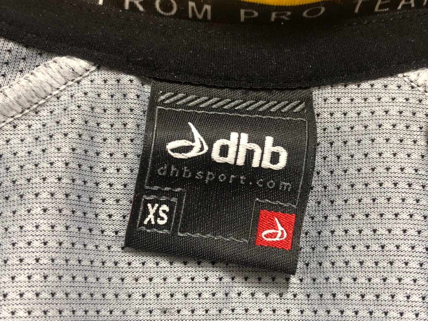 IO739 dhb 半袖 サイクルジャージ 黒 黄 XS