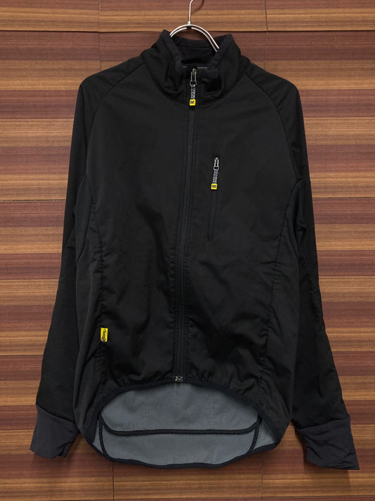 IR857 マヴィック MAVIC 裏起毛 サイクルジャケット 黒 L