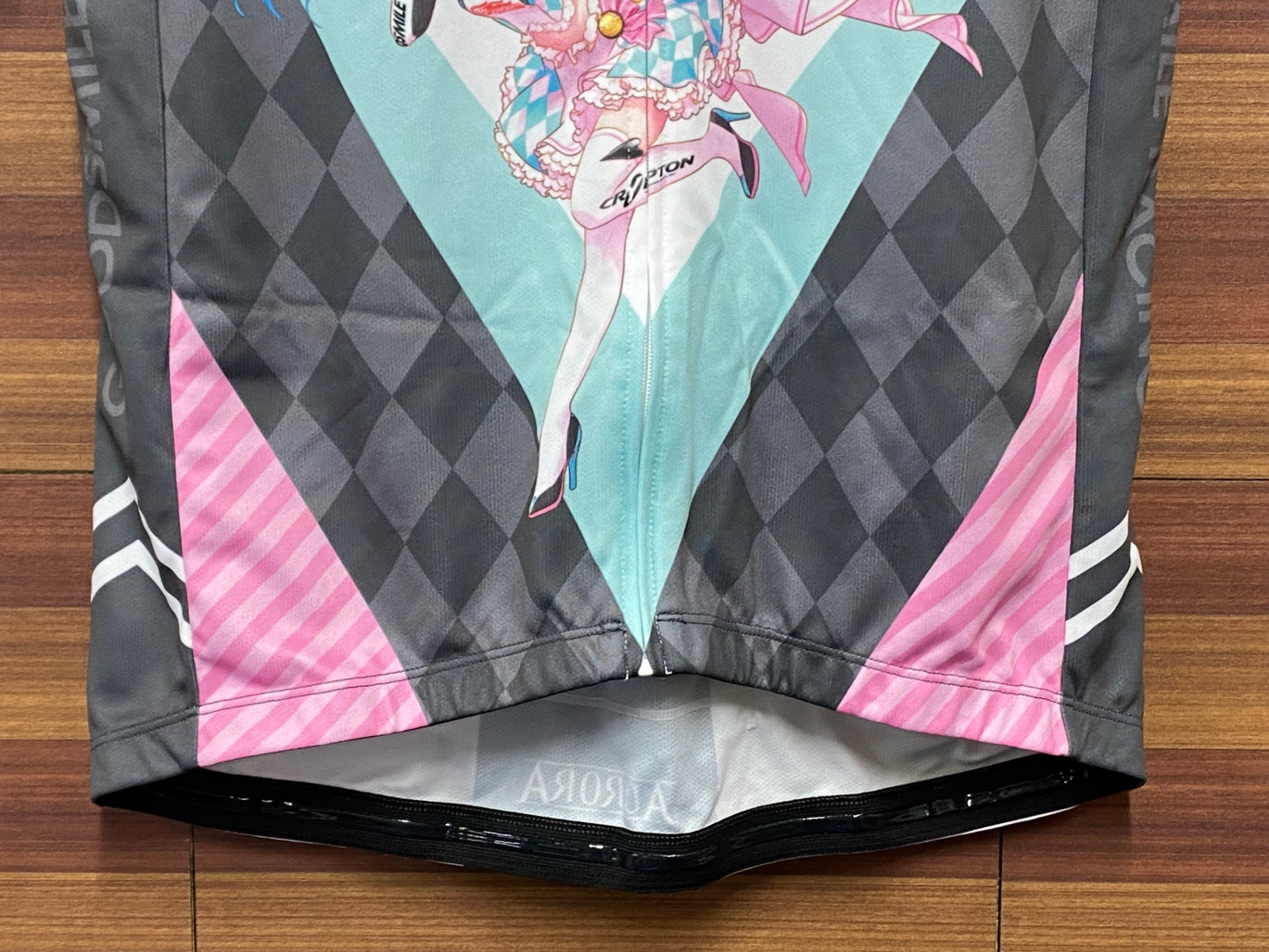 IF717 アウローラ AURORA レーシングミク RACING MIKU 半袖 Lサイズ 総柄 2019 初音ミク グッドスマイル ※タグ付き