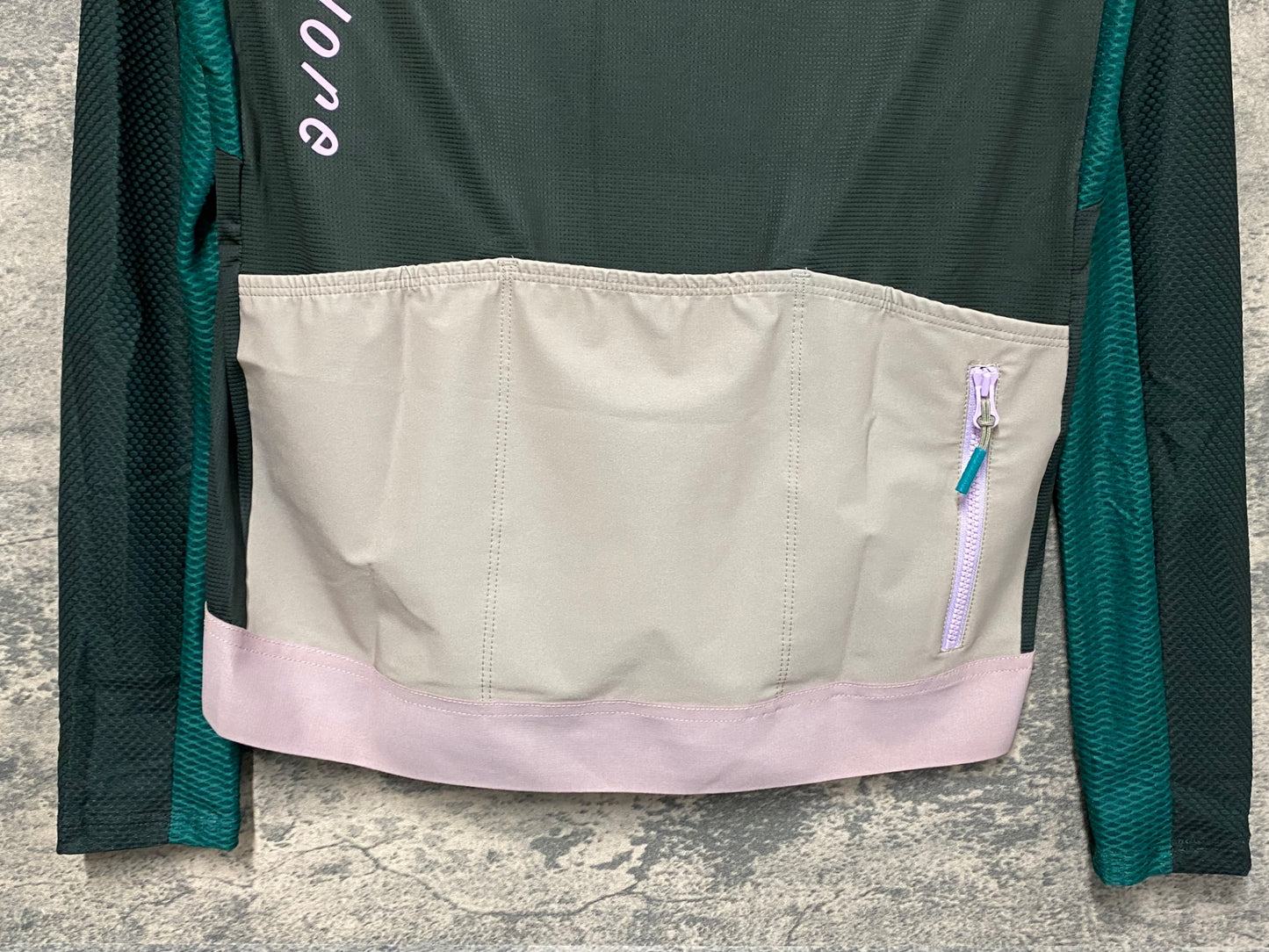 IZ175 イザドア Isadore ALTERNATIVE JERSEY 長袖 サイクルジャージ 緑 ピンク L