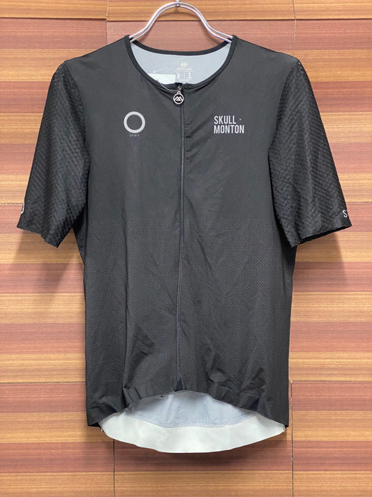 IT910 スカルモントン SKULL MONTON 半袖 サイクルジャージ 黒 M